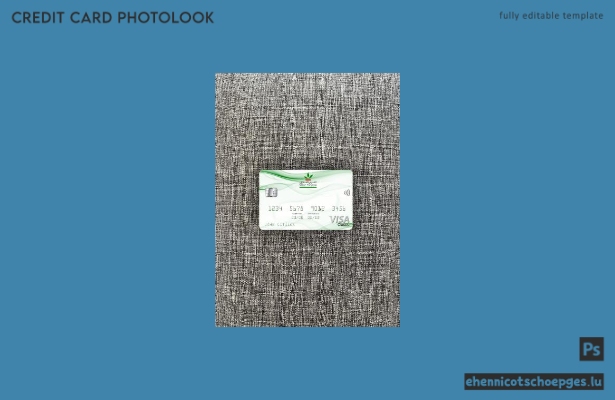 Morocco Credit Agricole Bank Visa Classic Karte Fotoansicht Beispielvorschau